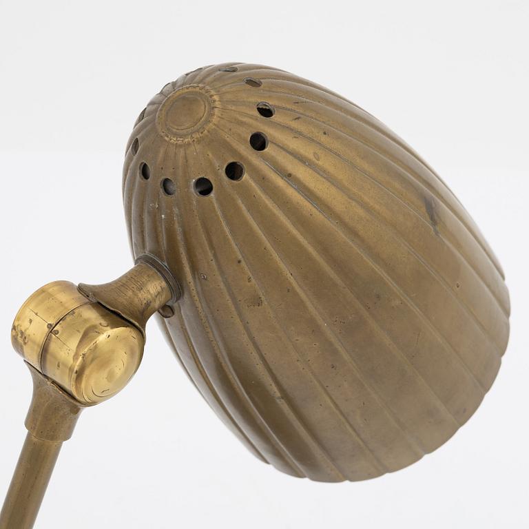 Harald Notini, skrivbordslampa/vägglampa, modell "15470", Arvid Böhlmarks Lampfabrik, 1940-tal.