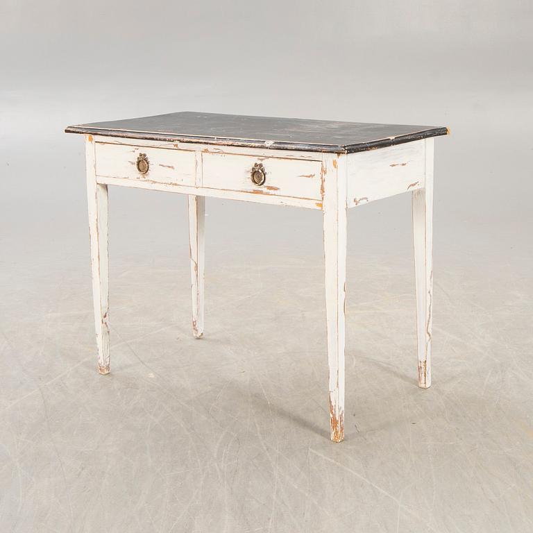 An early 1900s painted table.