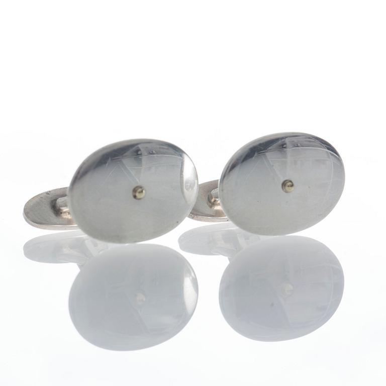 MANSCHETTKNAPPAR, Georg Jensen, Danmark, sterlingsilver.