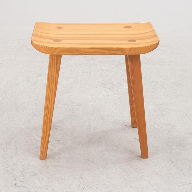 Carl Malmsten, a 'Visingsö' stool, second half of the 20th Century.