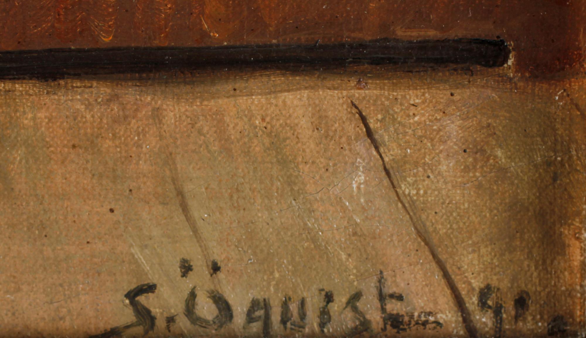 SIMON ÖQVIST, olja på duk. Sign och dat -90.