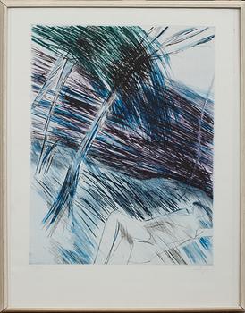 ULF TROTZIG, färgetsning, signerad och numrerad 45/225.