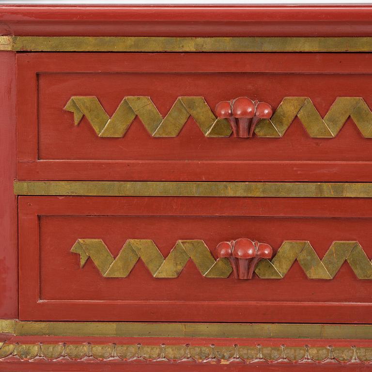 Otto Schulz, a pair of Swedish Grace console tables, Boet, Gothenburg, 1920s.