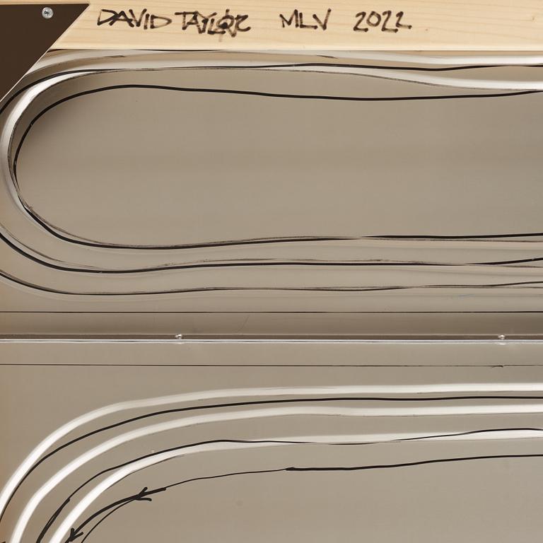 David Taylor, a unique wall relief,  "River", Studio Mellösaverken, Sweden 2022.