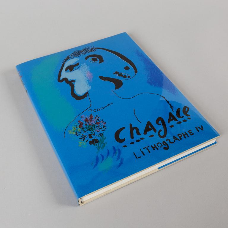 MARC CHAGALL book, Lithographe IV,  Charles Sorlier/Fernand Mourlot, Éditions André Sauret.