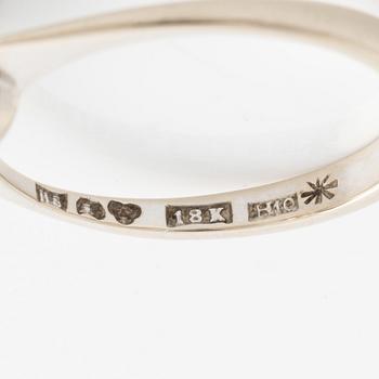 Ring, med briljantslipad diamant.
