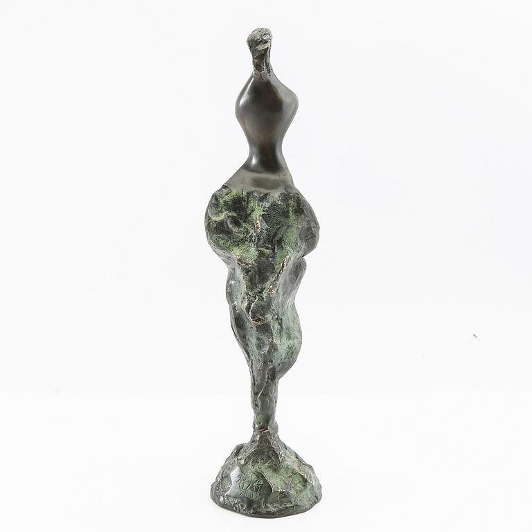 Stan Wys, skulptur signerad och numrerad Stående kvinna.