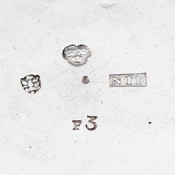 DOSOR, 1 par, silver, Nils Tornberg, Linköping 1812. Vikt ca 191 gram.