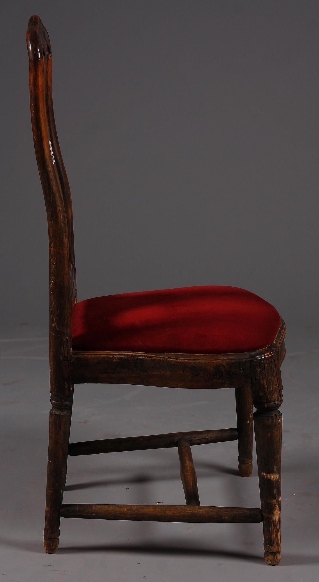STOL, senbarock, 1700-tal.