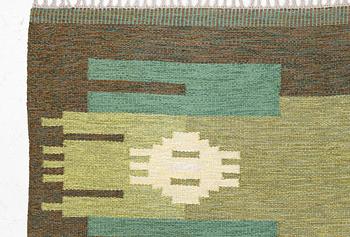 Ingegerd Silow, rug, flat weave, signed IS, approx. 305 x 190 cm.