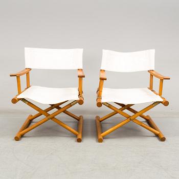 A pair of folding chairs, SUNE LINDSTRÖM, NK, 1950th.