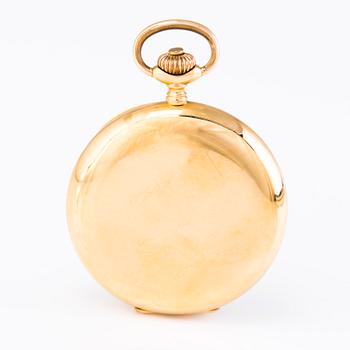 LONGINES, pocket watch, hunting case, 50 mm.