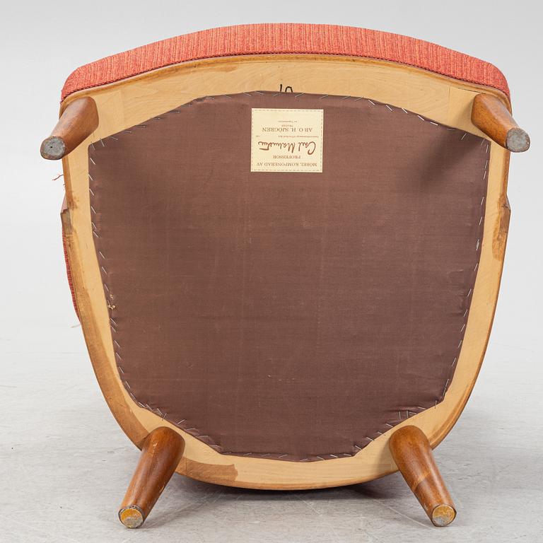 Carl Malmsten, a 'Vår Fru' armchair, second half of the 20th century.