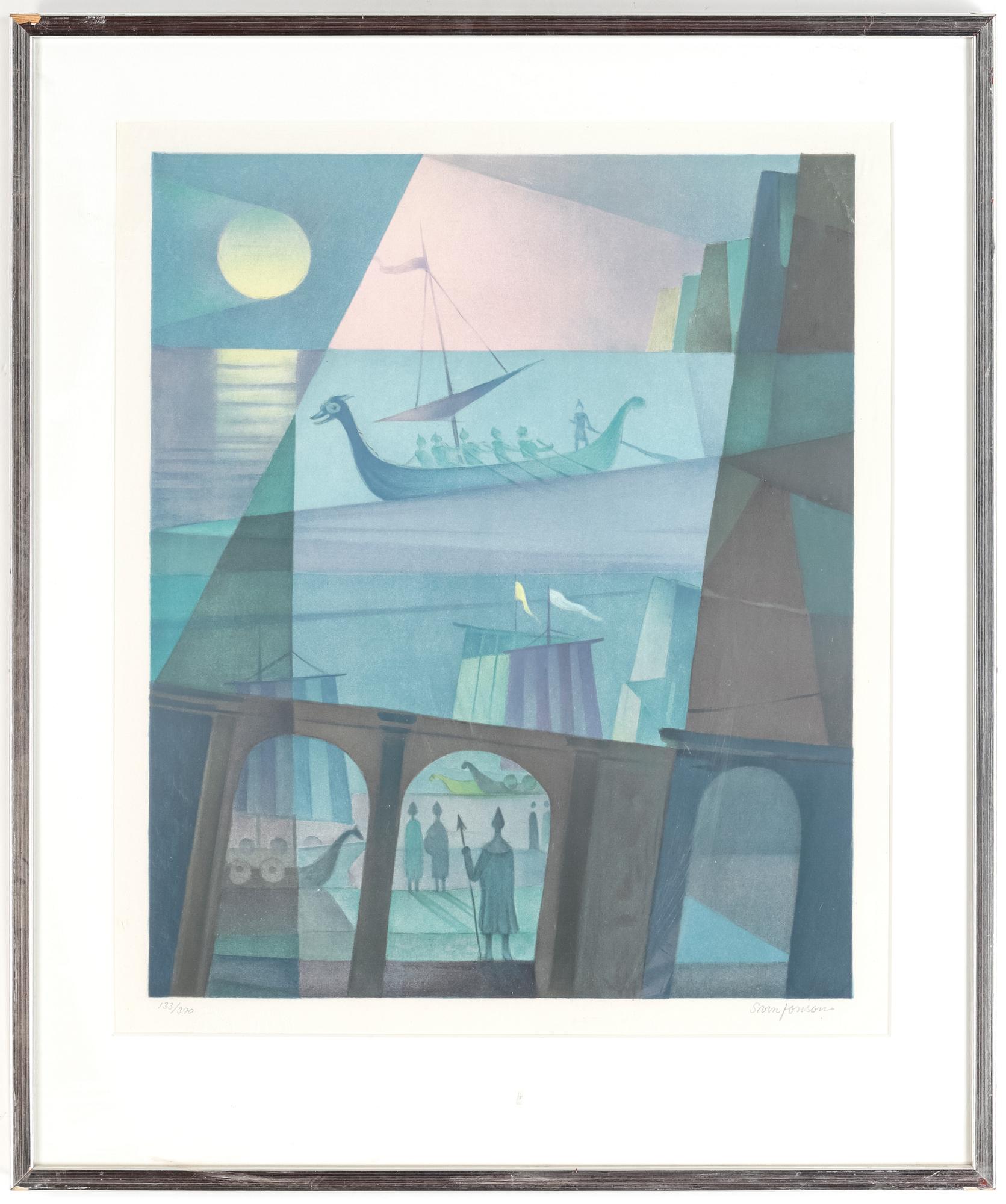 SVEN JONSON, litografier, 6 st. Signerade och numrerade 133/390.