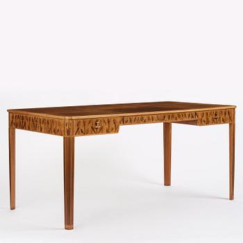Carl Malmsten, a mahogany desk, Åtvidabergs Industrier, ca 1943.