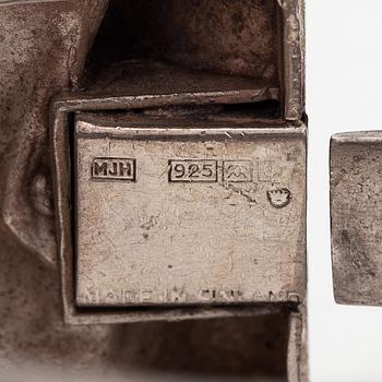 Matti Hyvärinen, armband, sterlingsilver, Sirokoru Oy 1973.