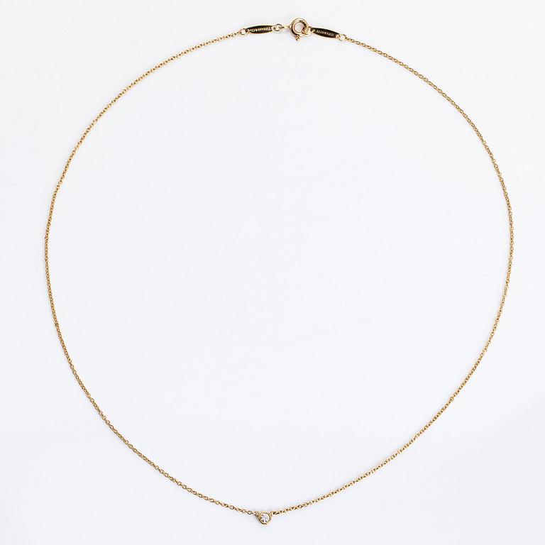 Tiffany & Co, Elsa Peretti, necklace, 'Diamonds by the Yard', 18K gold with a diamond approx. 0.05 ct.