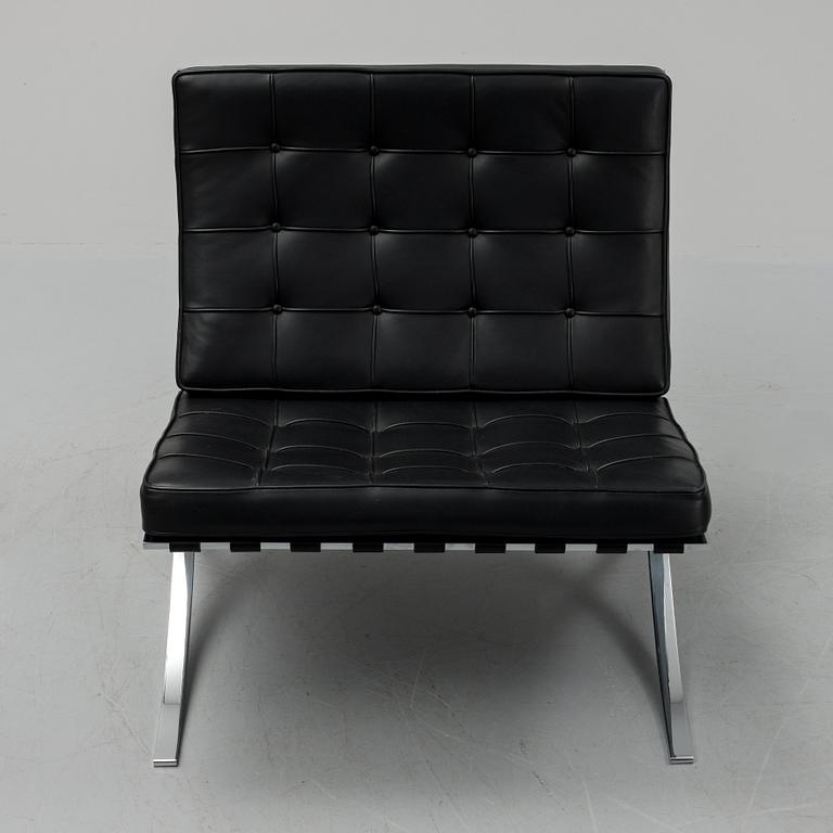 Ludwig Mies van der Rohe, a 'Barcelona' lounge chair and ottoman, Knoll Studio.