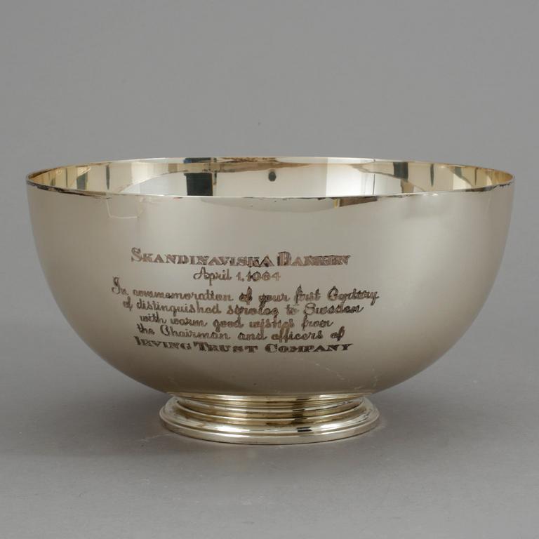 SKÅL, sterling silver, Ensko, New York, 1900-tal. 1060 g.