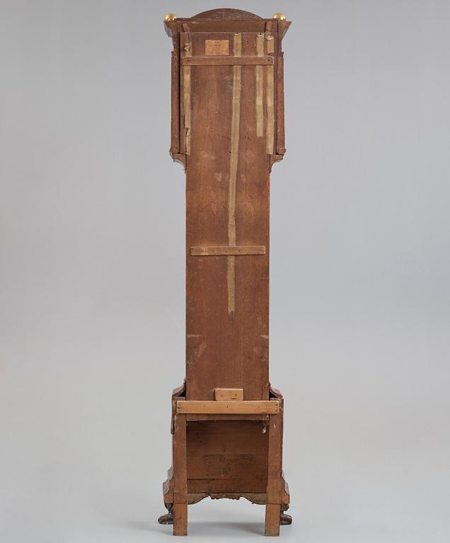 A William Webster Exchange Alley London, longcase clock, early 18th century.