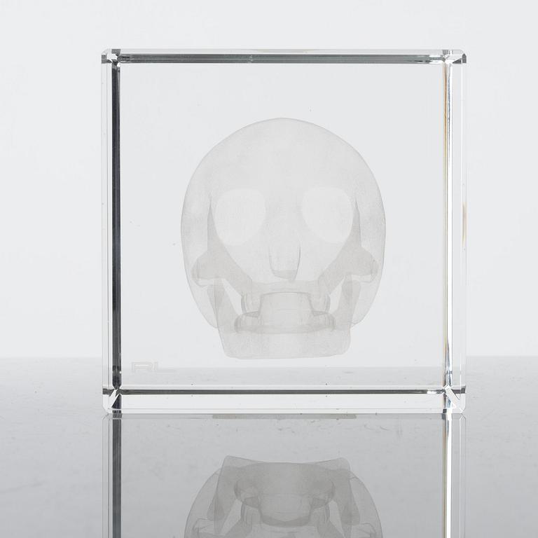 Ralph Lauren, an "ayers" glass paperweight, 21st century.