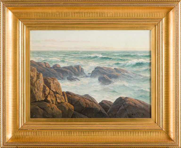 Berndt Lindholm, Varhaisaamu merellä.