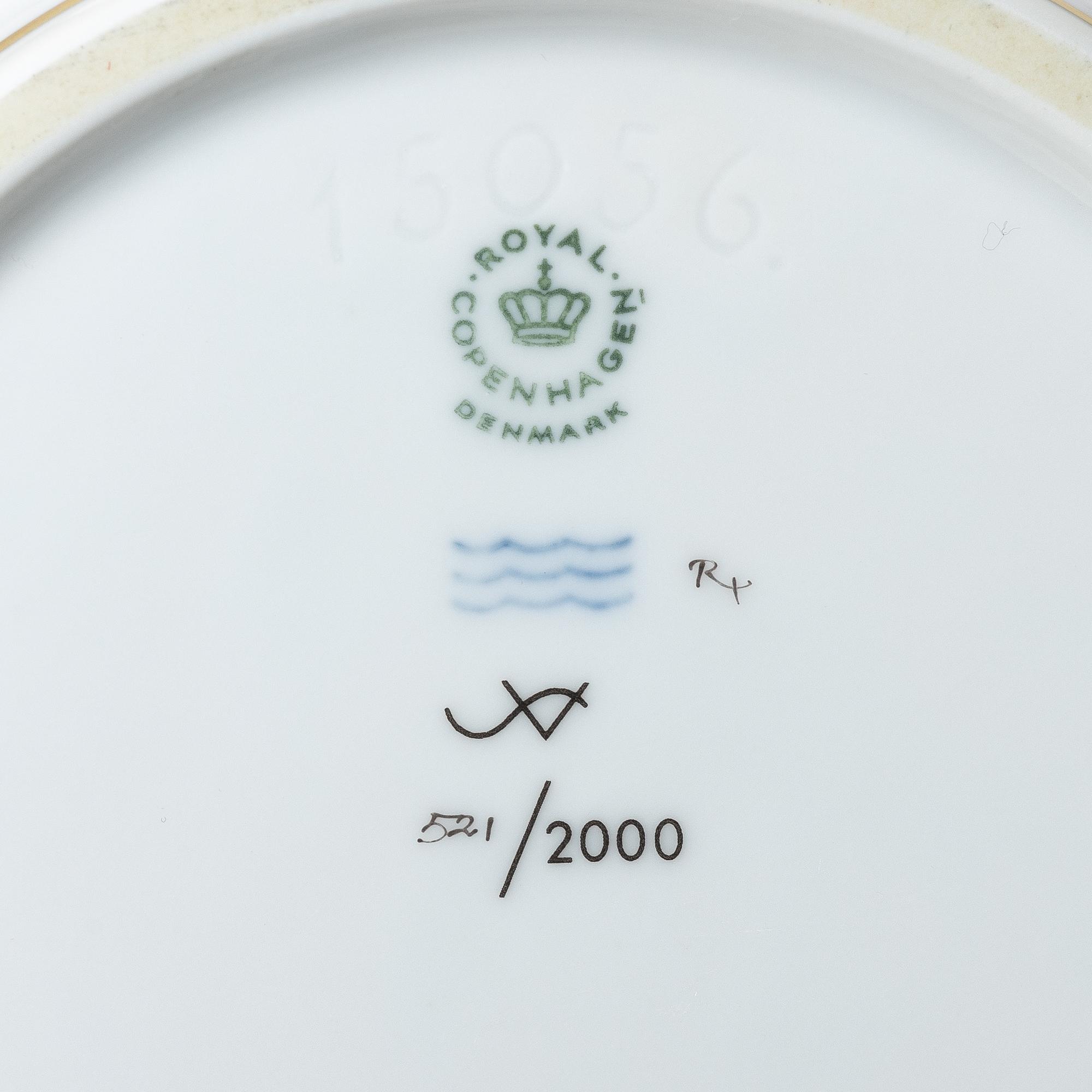 Royal Copenhagen, bålskålar, 2 st, porslin, Danmark.