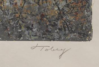 MARK TOBEY, färgserigrafi på japanpapper, signerad och numrerad XI/LXX.