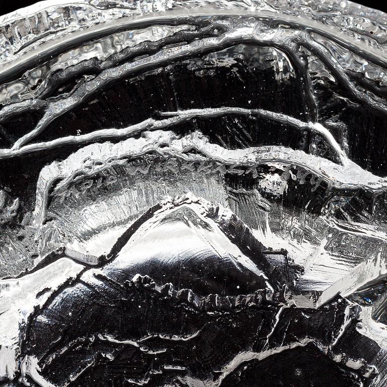 Tapio Wirkkala, vas 3441, signerad, glas, Iittala 1970-tal.