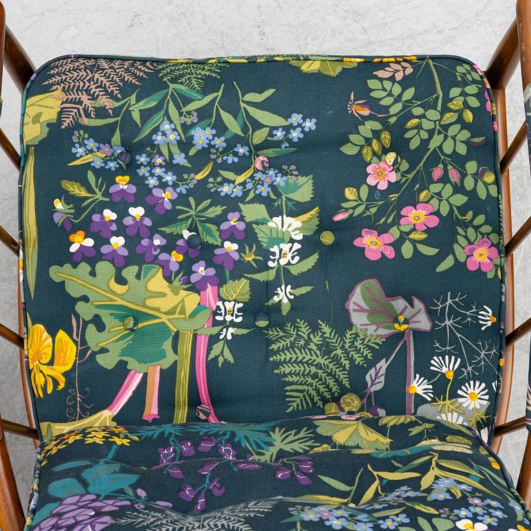 Kerstin Hörlin-Holmquist, armchairs a pair, "Skrindan", OPE-Möbler, second half of the 20th century.