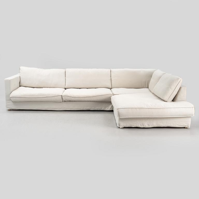 A Lounge Sofa, 'Cloud', Sits.