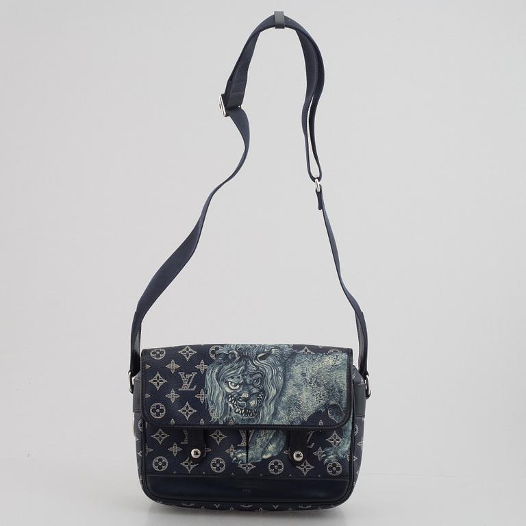 Louis Vuitton X Chapman Brothers, väska, "Encre Savane Messenger Bag", 2017.