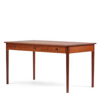 275. Hans J. Wegner, a model PP305 teak desk, PP Møbler, Denmark 1970s.