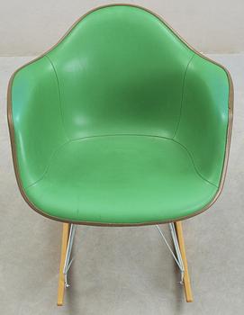 A Charles & Ray Eames Rocking Chair, 'RAR', Herman Miller, USA, probably 1960's.