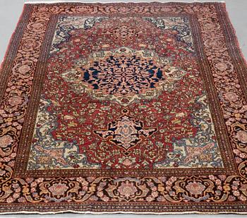 Matta, semiantik/Antik Isfahan, ca 200 x 138 cm.