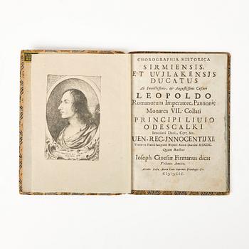 The history of Sirmio, rare first & second editions, 1699-1700.