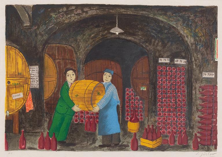 Lennart Jirlow, "Vinkällaren II".