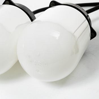 A pair of Industrial lamps, ASEA, first half of the 20th century.