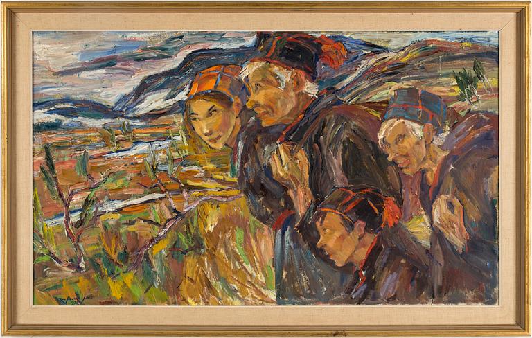 RUNE SIGVARD, oil on canvas, signed and dated 1938.