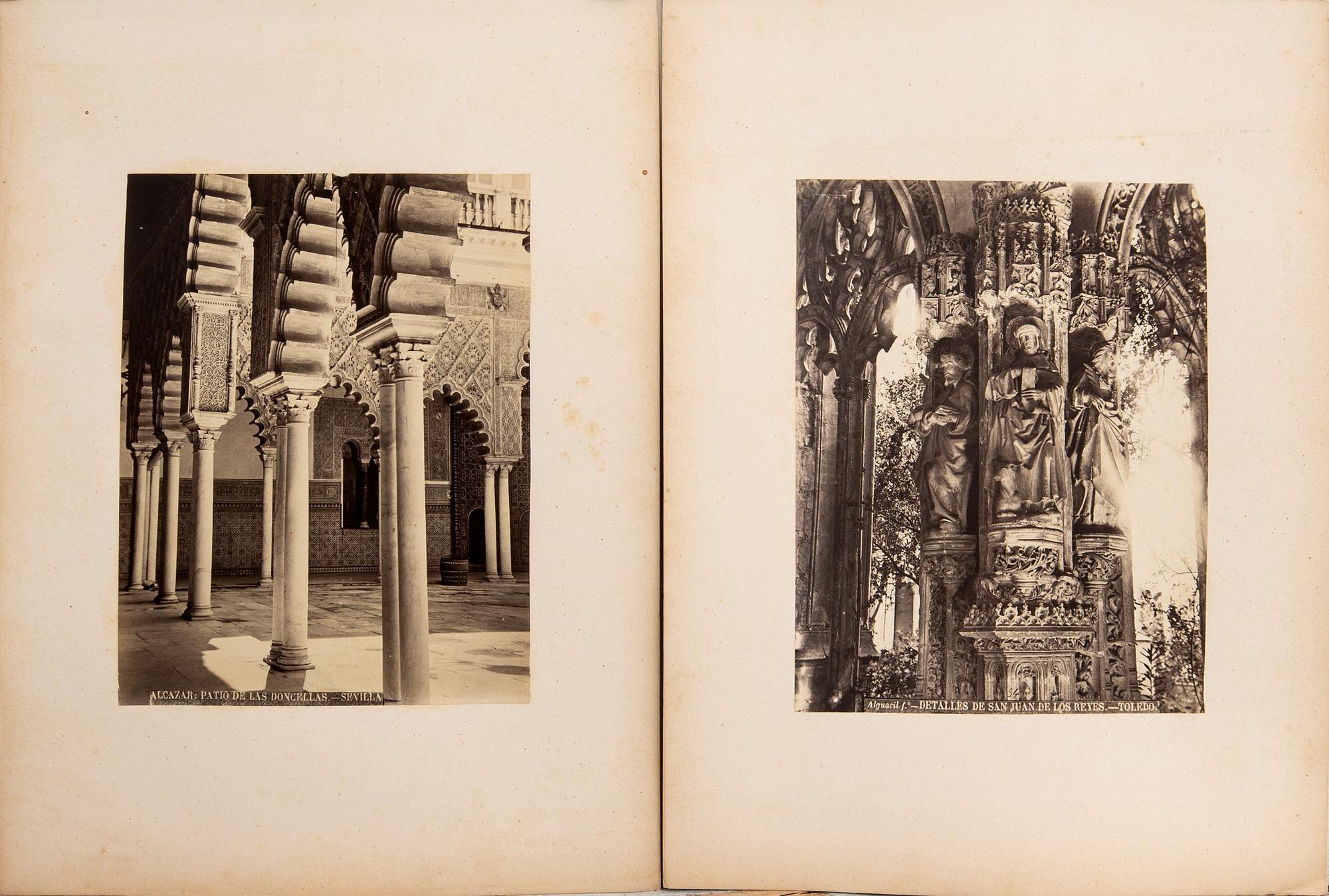 Photographs  11 boxes mostly Sevilla/Spain around 1900.