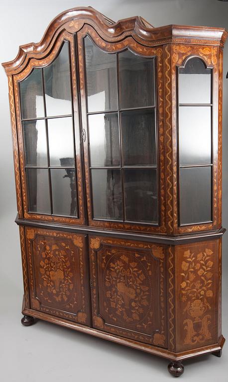 A DUTCH GLASS CUPBOARD.