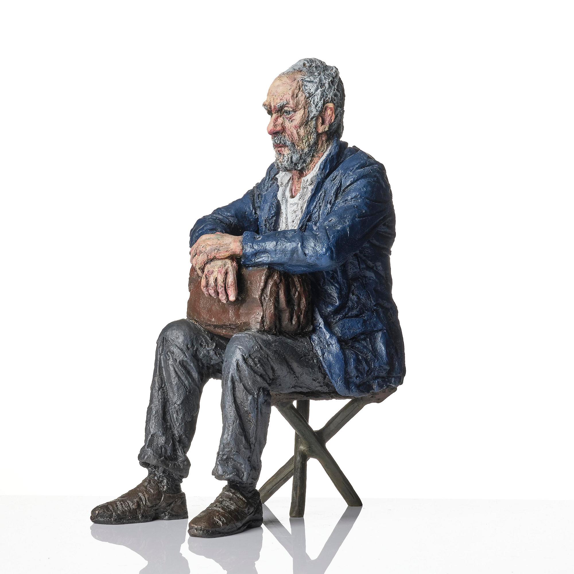 Sean Henry, "Maquette for Seated Figure".