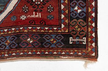 Matta, antik Sewan Kazak, södra Kaukasus, ca 295 x 180 cm.