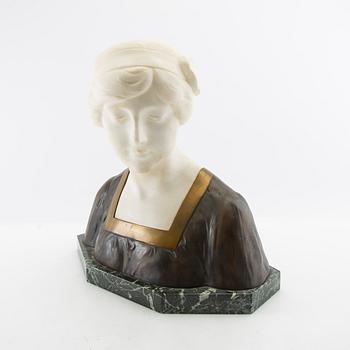 Richard Pauli, Sculpture Bust of a Young Woman.