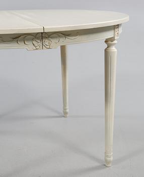 MATGRUPP, 5 delar, gustaviansk stil, 1900-talets andra hälft.