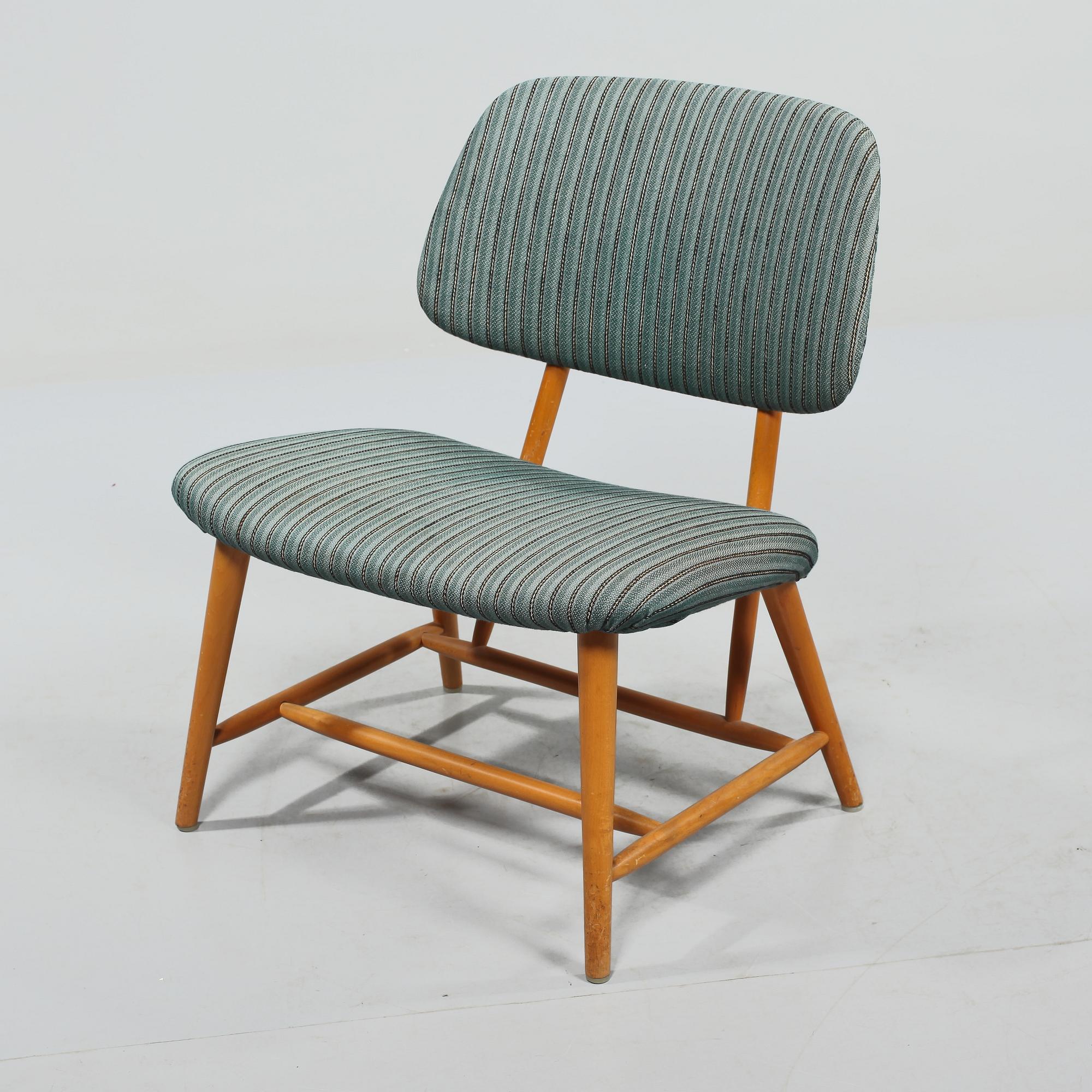 STOL, "TeVe", Alf Svensson, Ljungs Industrier, ur serien "Bra Bohag", Modellen Formgiven 1953.