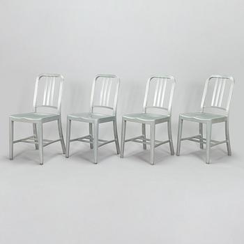 Four 'Navy' chairs, Emeco.