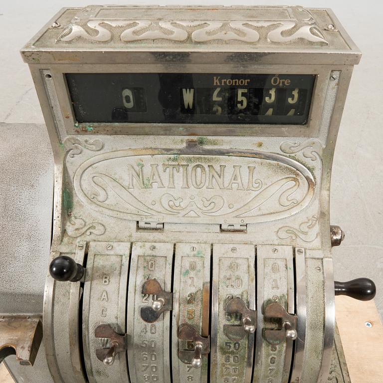 Kassaapparat , National, 1900talets början.