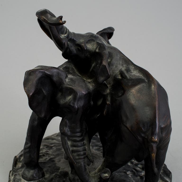 CARL MILLES, a bronze sculpture signed Carl Milles.