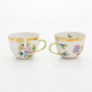 Herend, demitasse kaffeservis, 7 delar,  "Queen Victoria VBO", Ungern.